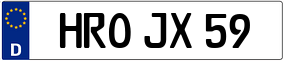Truck License Plate